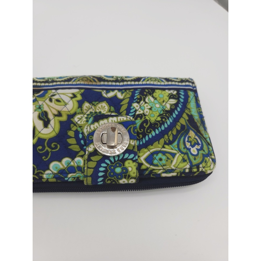 Lot of 2 Vera‎ Bradley Turnlock Floral Wallets Multicolor Women's Damaged - Picture 2 of 9